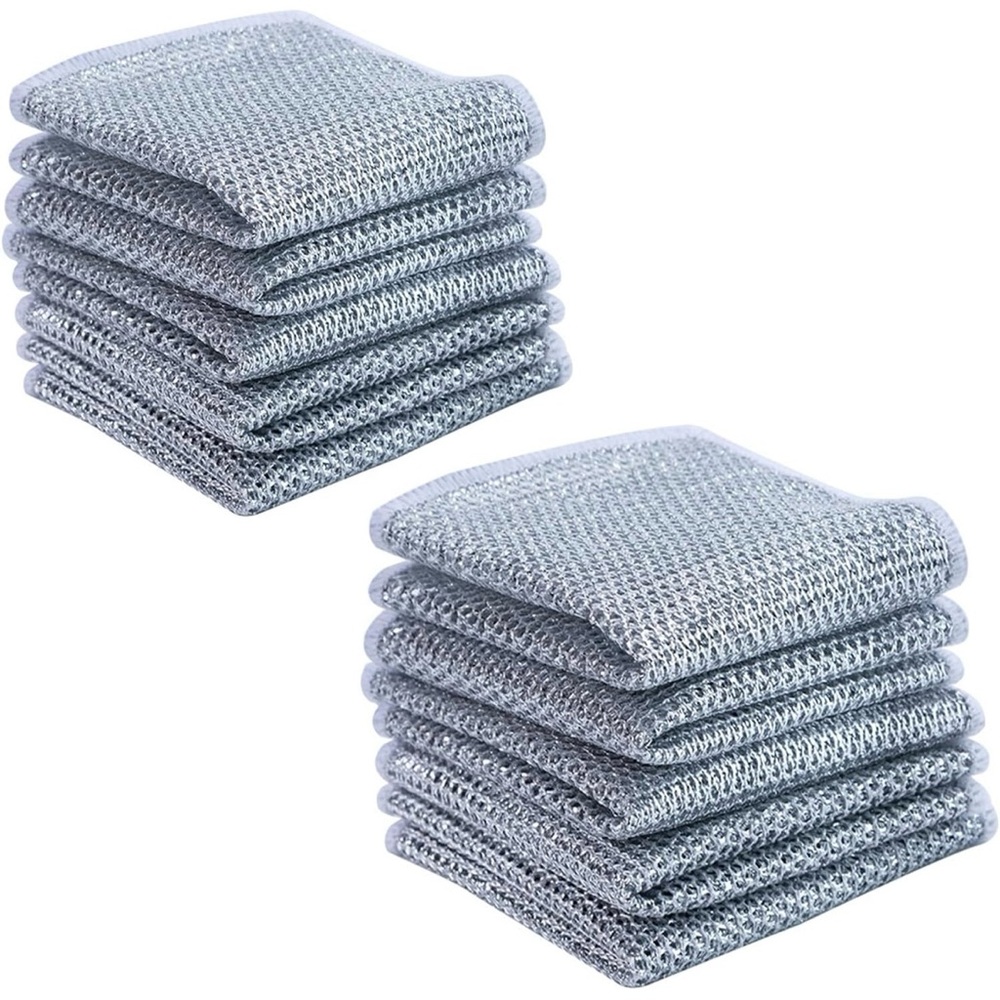 Non Scratch Wire Dish Cloths 10pc Brand New